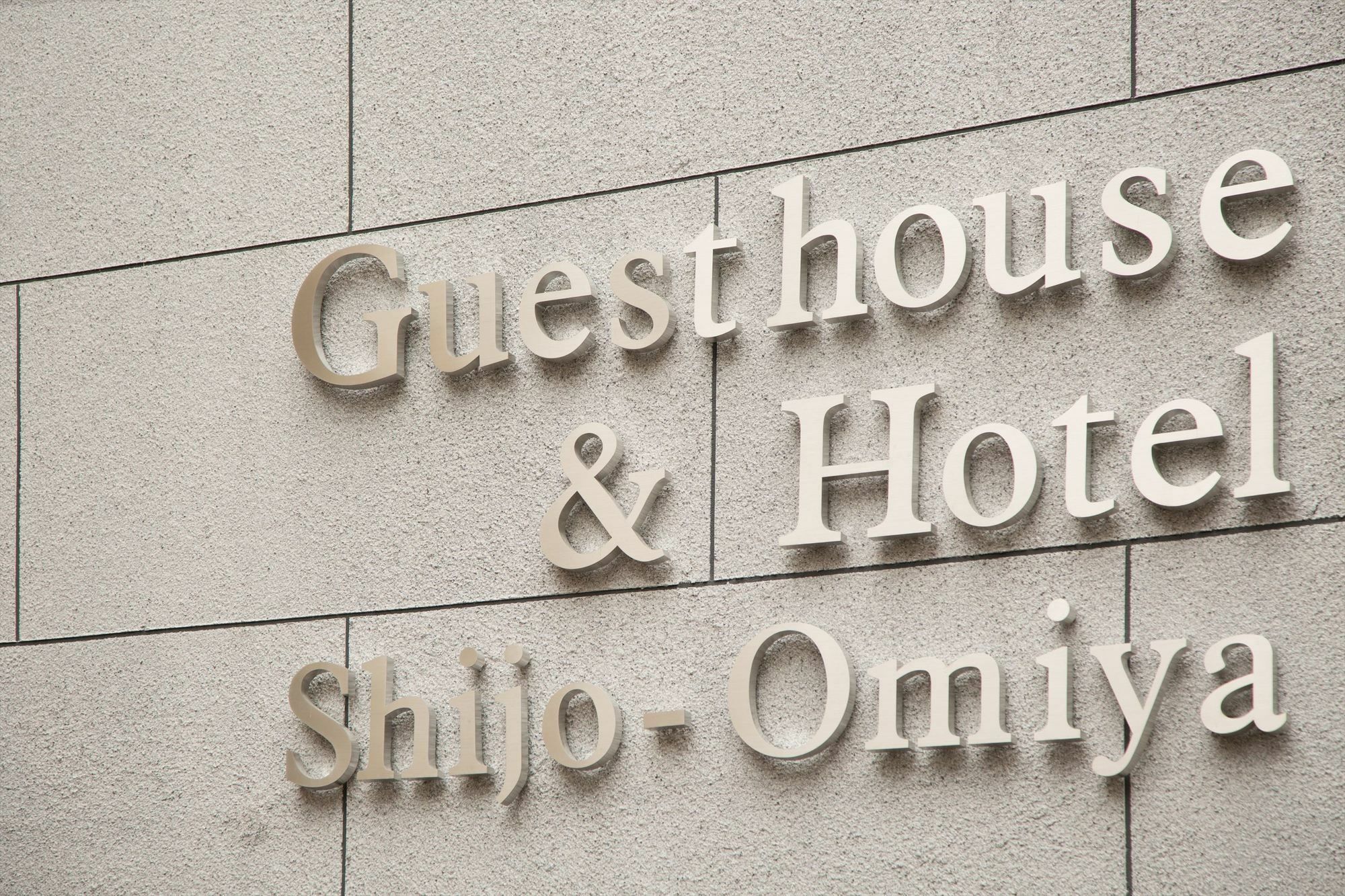 Shijo Omiya Guesthouse And Hotel Kjóto Exteriér fotografie